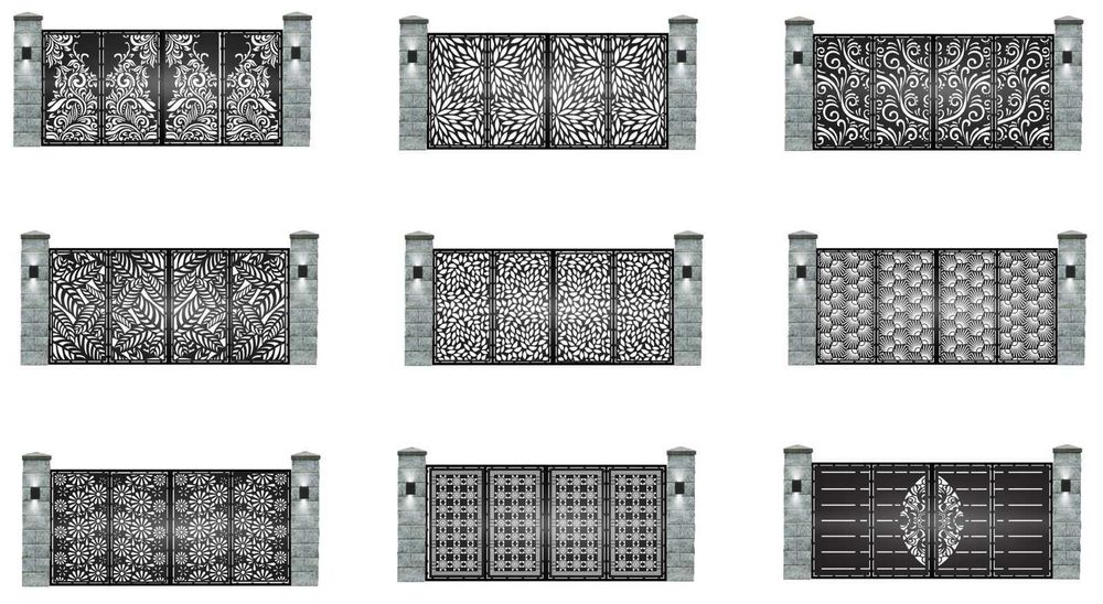 Panouri gard debitate CNC laser