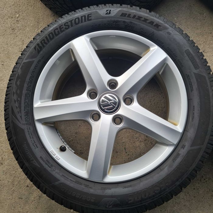 Roti/Jante orig. VW Golf 5 6 7 8 | Bridgestone 205/55 R16 DOT:3524