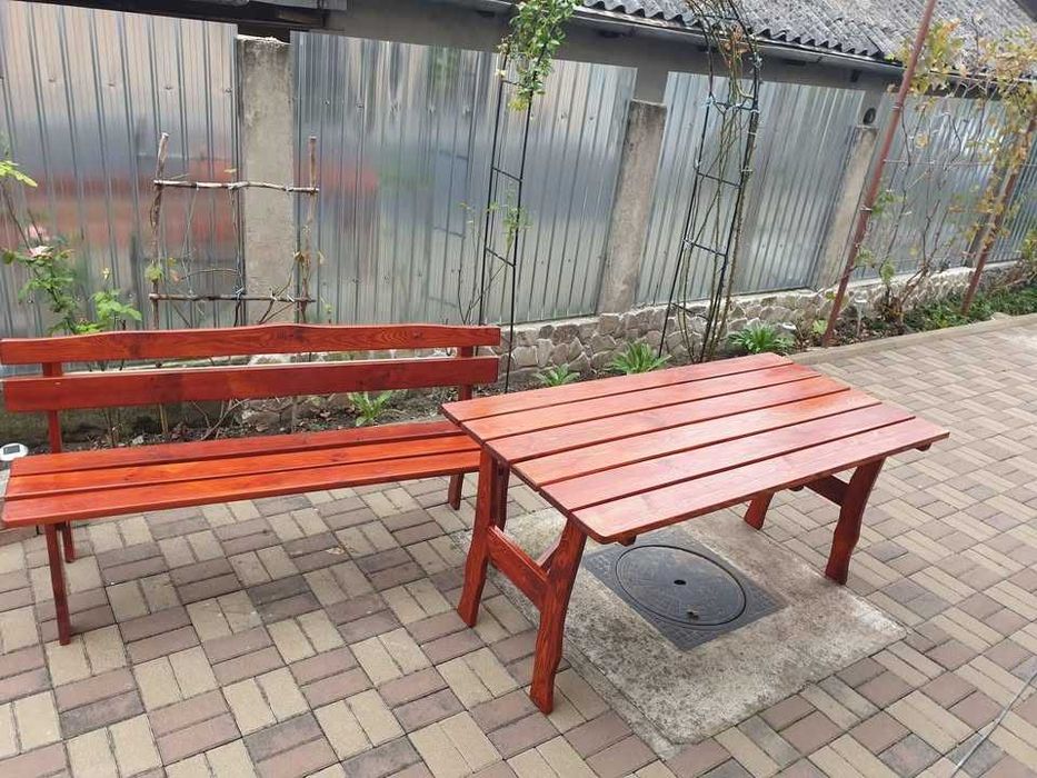 Mobilier terasa, din lemn
