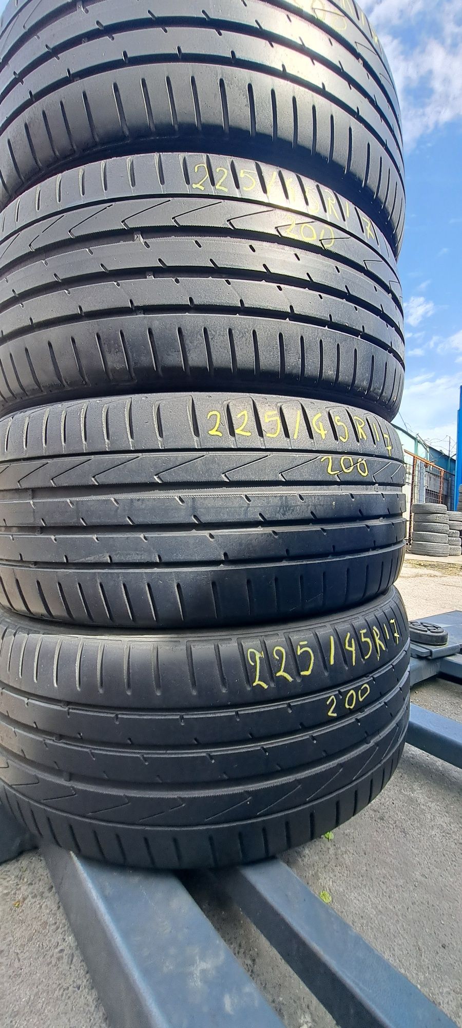 4 anvelope vara 225/45r17 Hankook dot 2019 Montaj Gratuit