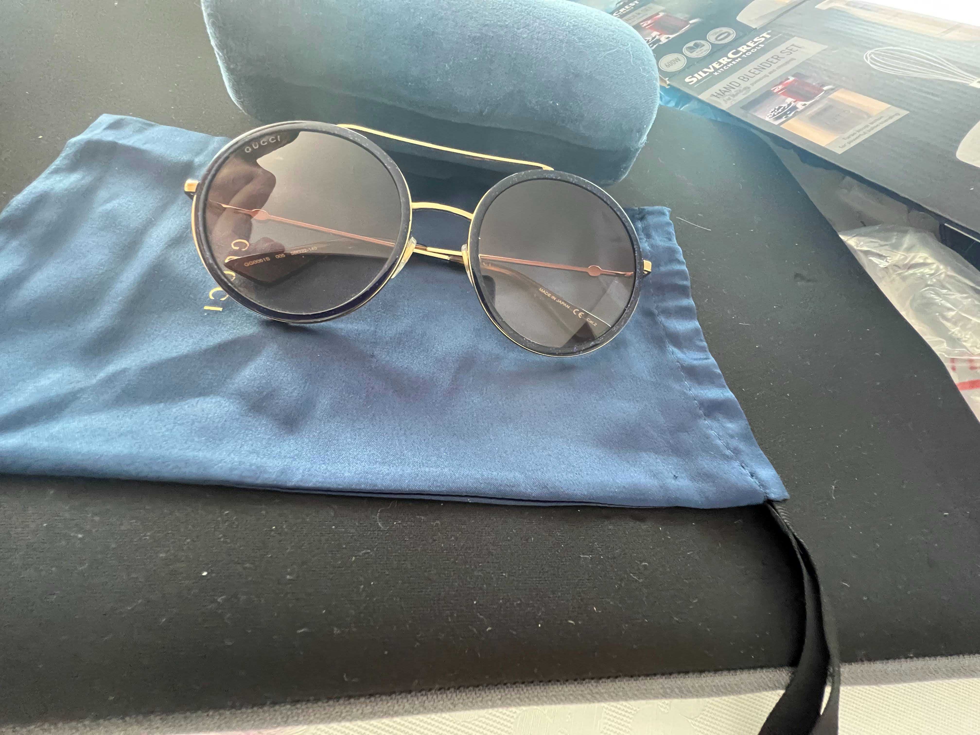 Слънчеви очила Gucci Sunglasses GG0061S 005 С калъф Made in Japan