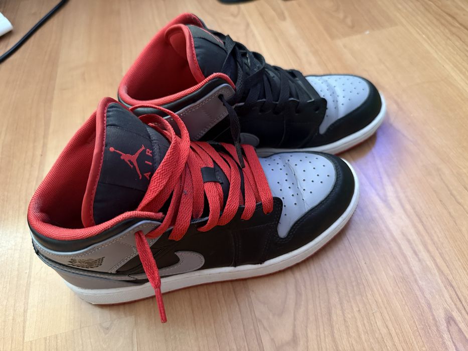 Nike Air Jordan 1 Black Gray Red
