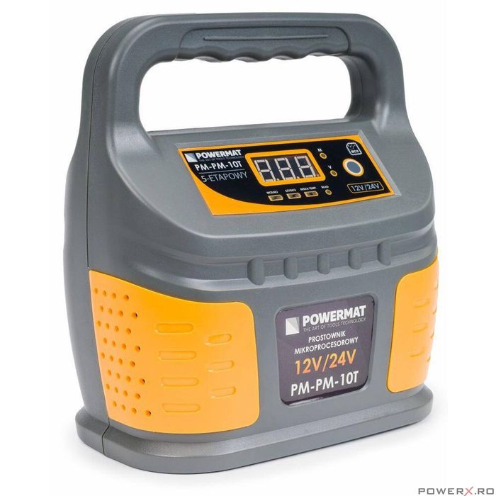 Redresor auto cu microprocesor, 6 V-12V 10T, Powermat