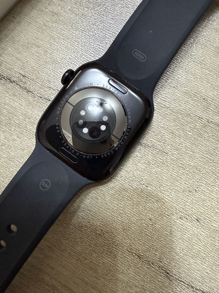 Apple Watch 10 42 mm, jet black, iwatch 10 42 mm. Full. ideal, новые