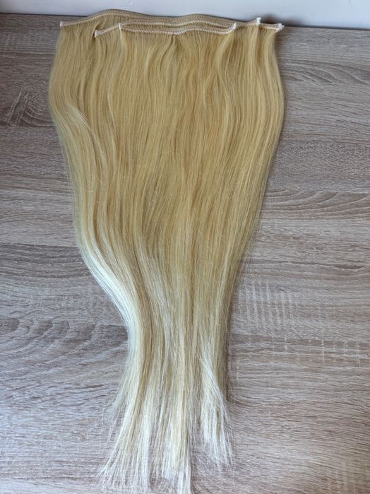 РАЗПРОДАЖБА –100% естествена индийска коса, 55 см, 157 грама.