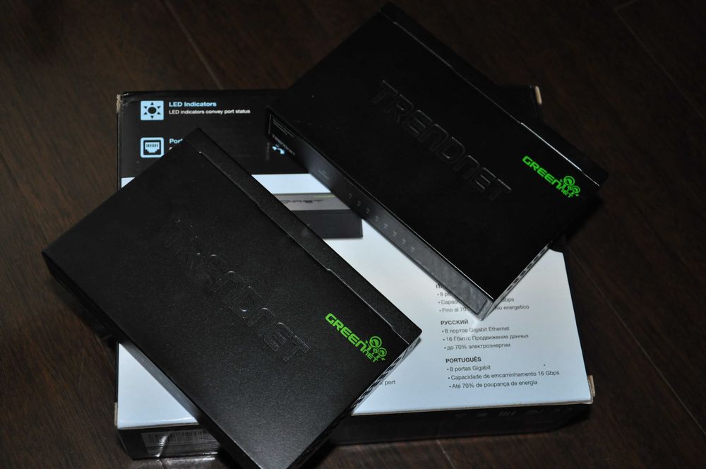 8 port gigabit greennet Trendnet noi