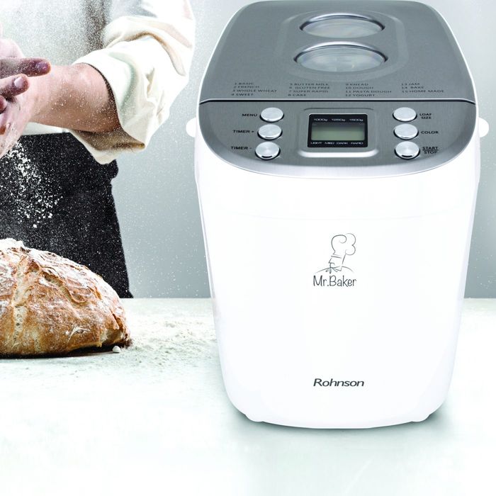 Нова хлебопекарна с две бъркалки Rohnson R-2098