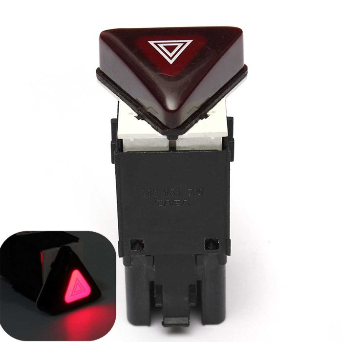 Buton avarie OEM Dark Red pentru Volkswagen Golf 5, Jetta, scirocco