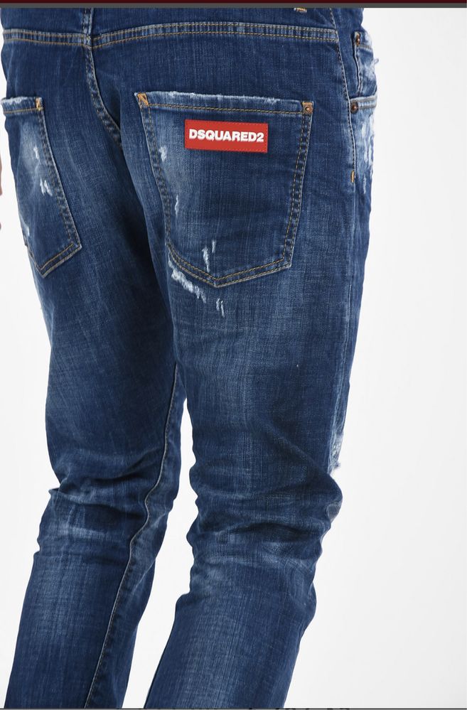 Dsquared2-17cm Distressed Classic Kenny Jeans