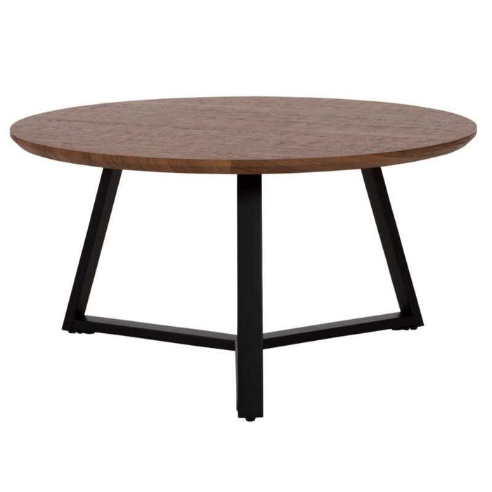 Масичка за кафе HM9586, MDF плот, Метална основа, Два цвята