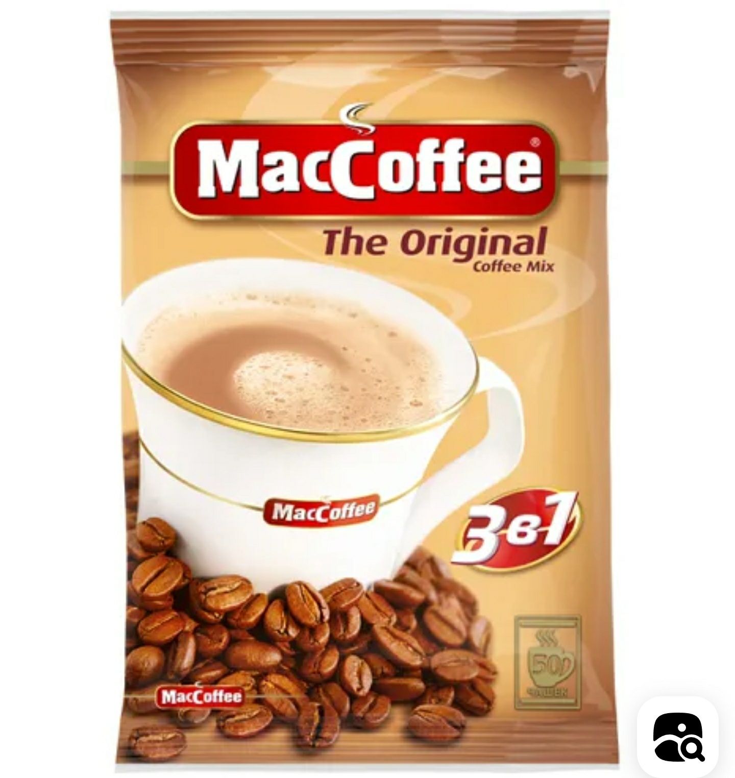 Мак кофе 3в1 в вёдрах- 160шт.