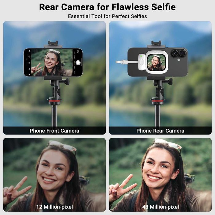 Founist Vlogmate Mini селфи екран за iPhone, Bluetooth дистанционно