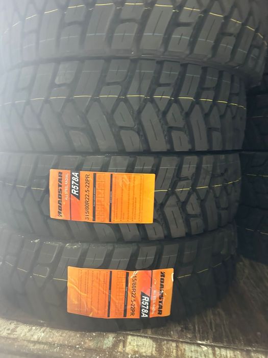 Шины 315/80R22,5 полукарьерные Roadstar,Sportrak,усиленные,рулевые