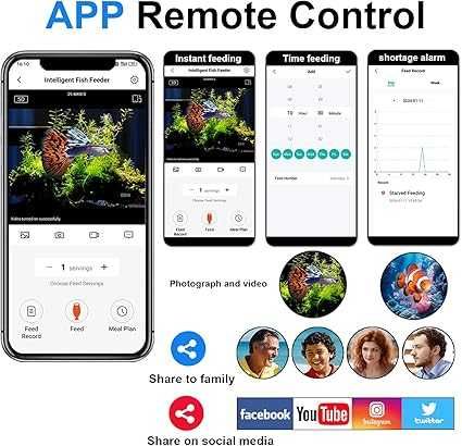 Hrănitor automat pentru pești - WOLMDS cu camera