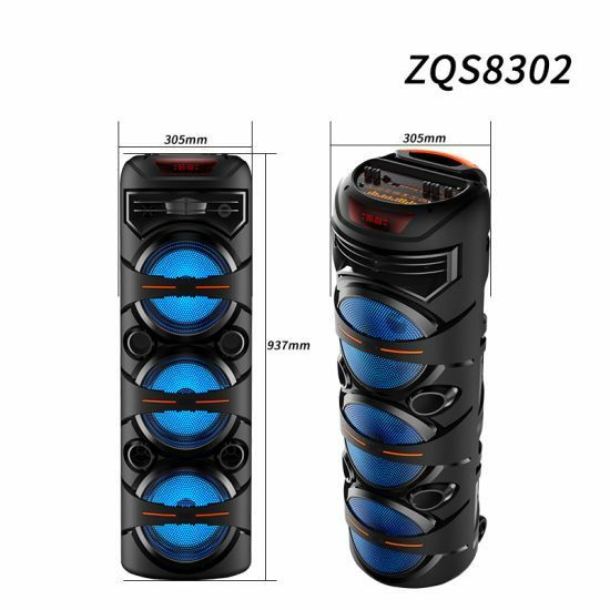 БЕПУЛ Доставка,Bluetooth Караоке колонка ZQS8302(94см)+Симсиз Микрофон