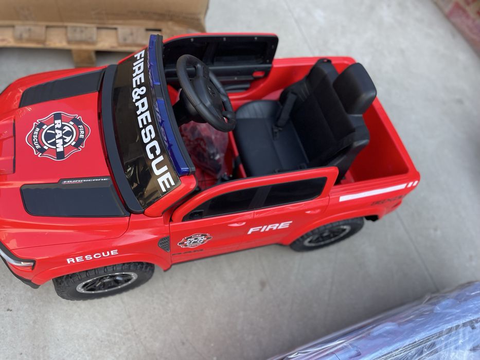 Masinuta electrica copii Nichiduta Fire Rescue Super Truck 4x4 RAM EVA