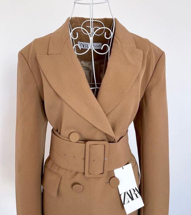 Sacou dama cu curea.