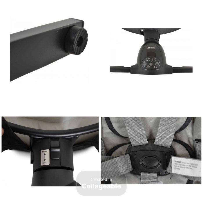 MONI Clarissa Електрическа люлка - шезлонг