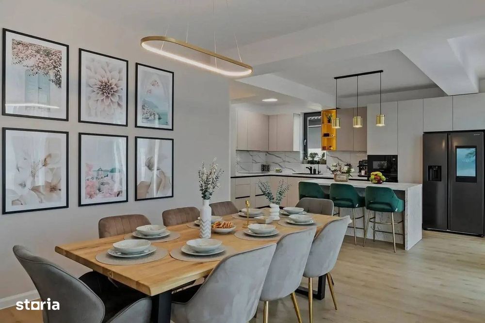 Doua dormitoare cu bai proprii! Terasa cu vedere padure Baneasa 60 mp