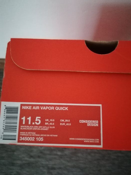 Nike Air Vapor Quick Mens originali,noi.