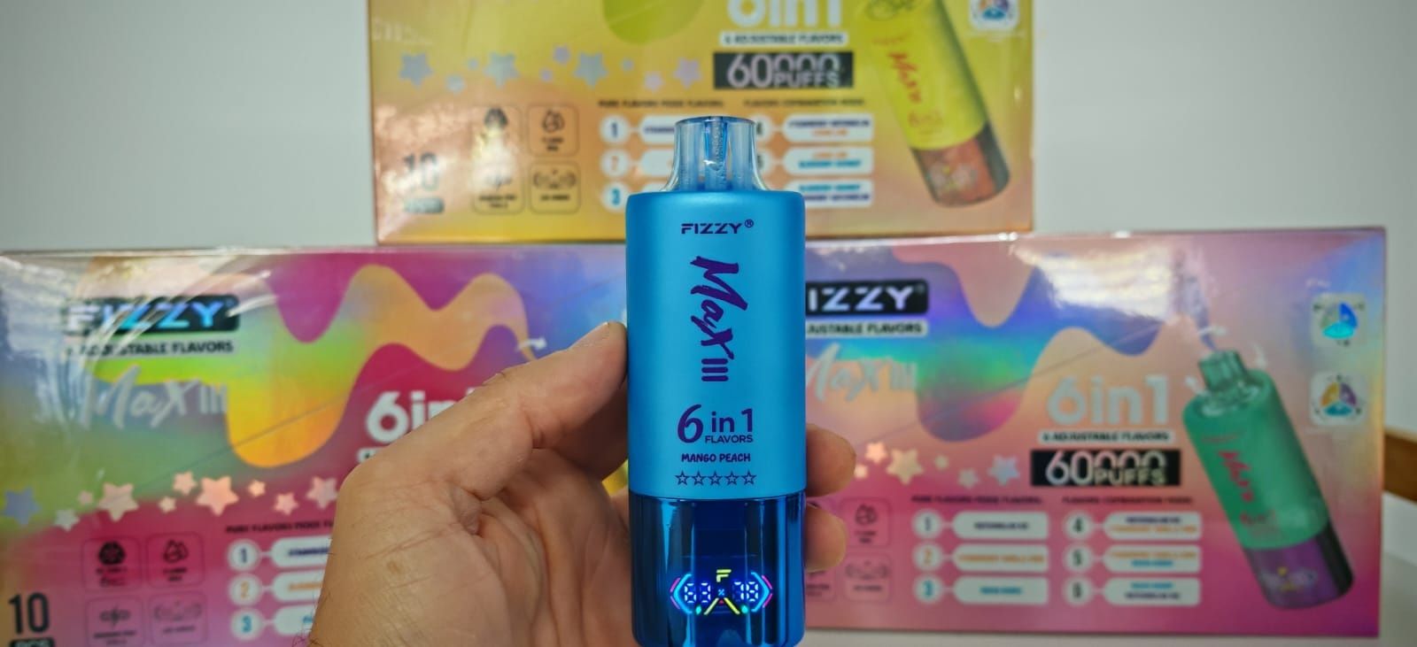Vape 60.000 Puffs 6 arome in 1 Display Reincarcabil