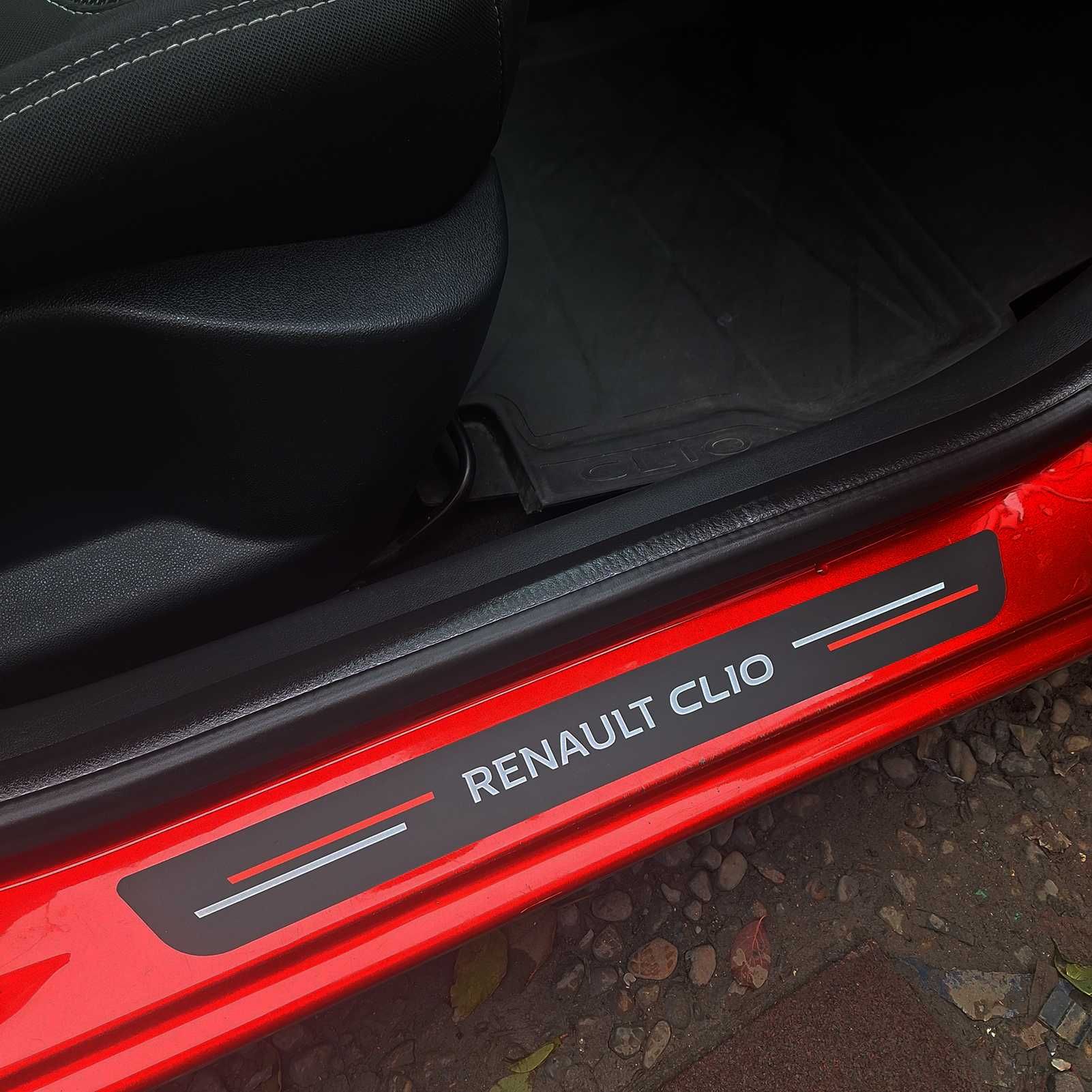 Set 4 stickere protectie praguri Renault Clio
