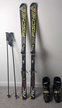 Fischer Race SC Skis, Technica Mach 1 Ski Boots, & Gabel Ski Sticks