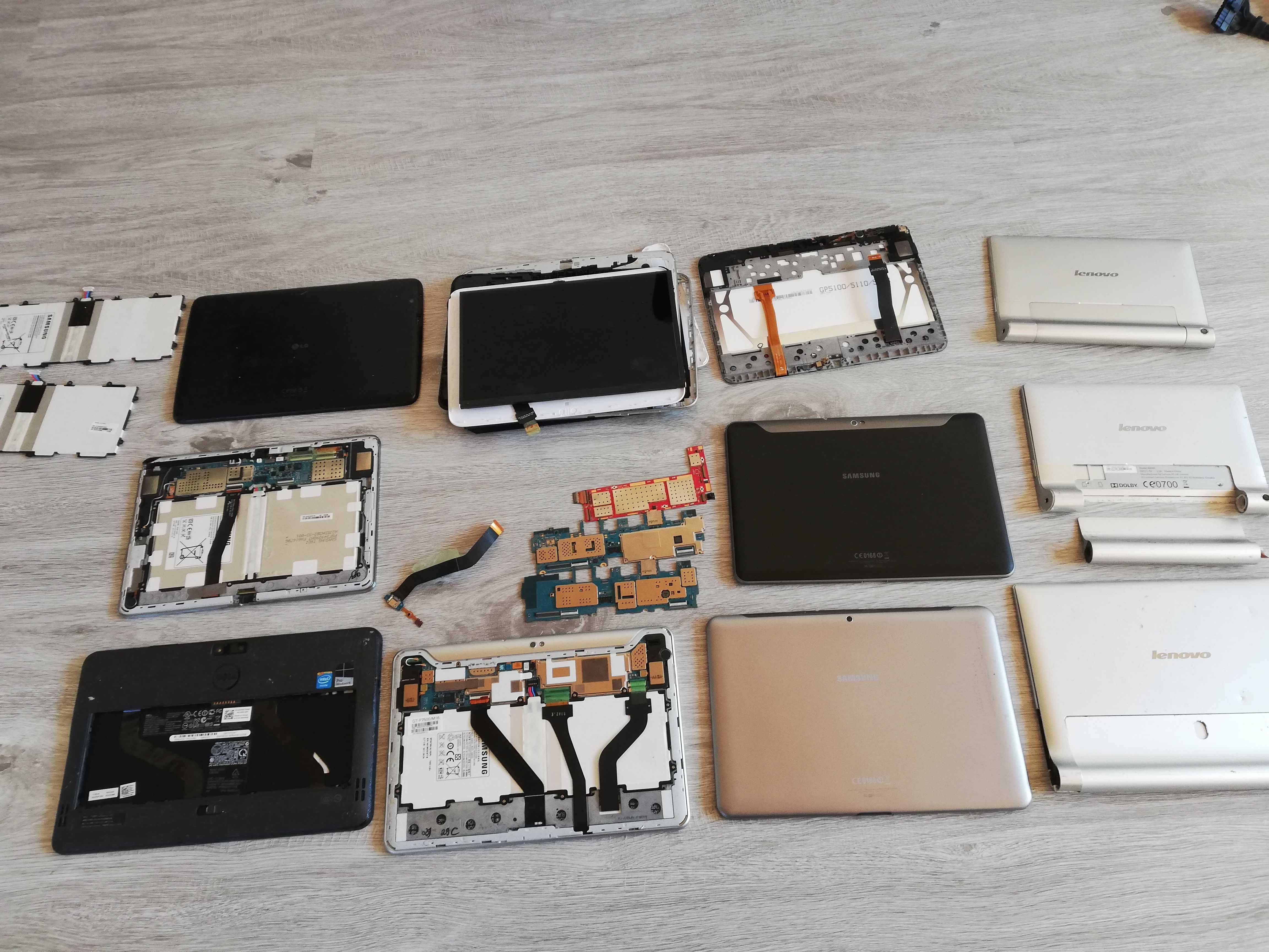 Лот таблети 12 броя Apple Ipad Samsung Lenovo Dell