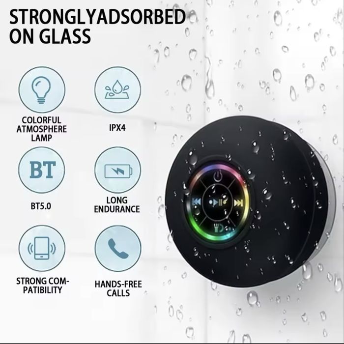 Boxa portabila waterproof pentru dus
