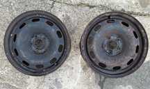 2 бр. Стоманени джанти 15" 5х100 Vw Audi Seat Skoda