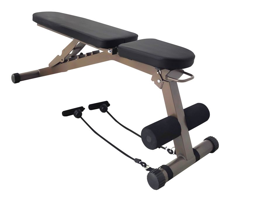 Set Banca, Zoco Body Fit®si Set gantere SL-002, greutate 30 kg, Otel