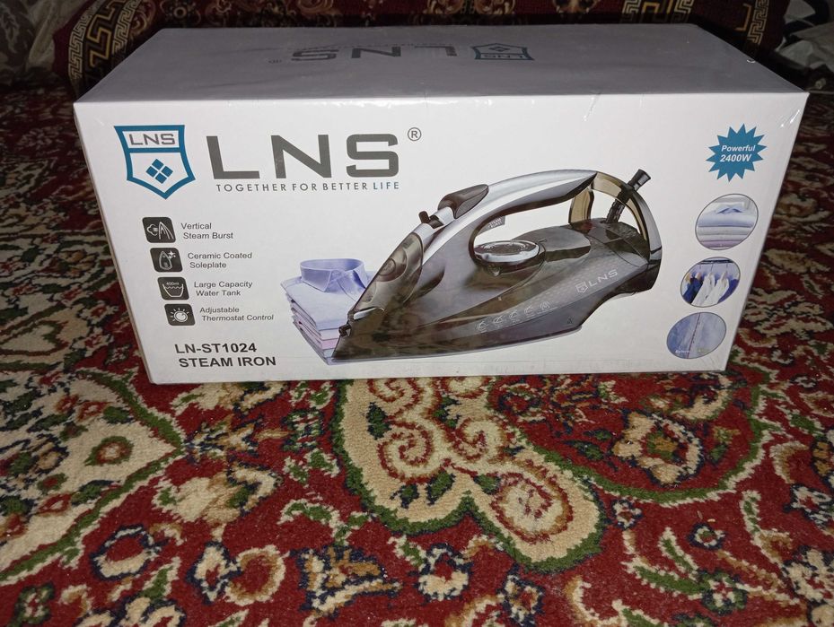 2400W bug‘li dazmol – LNS LN-ST1024 | Keramika ostlik | Yangi
