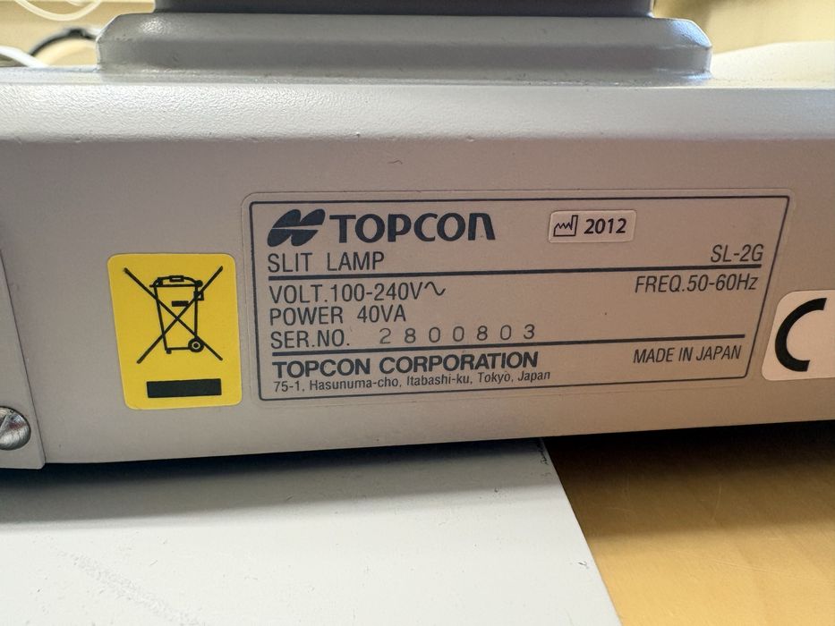 Biomicorscop  Topcon SL-2G