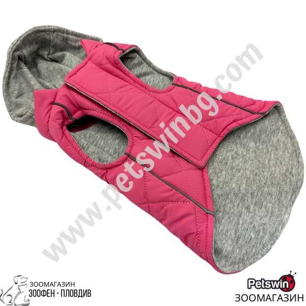 Яке за Куче- с Качулка- XS, S, M, L, XL- Розова разцветка-Pet-Interest