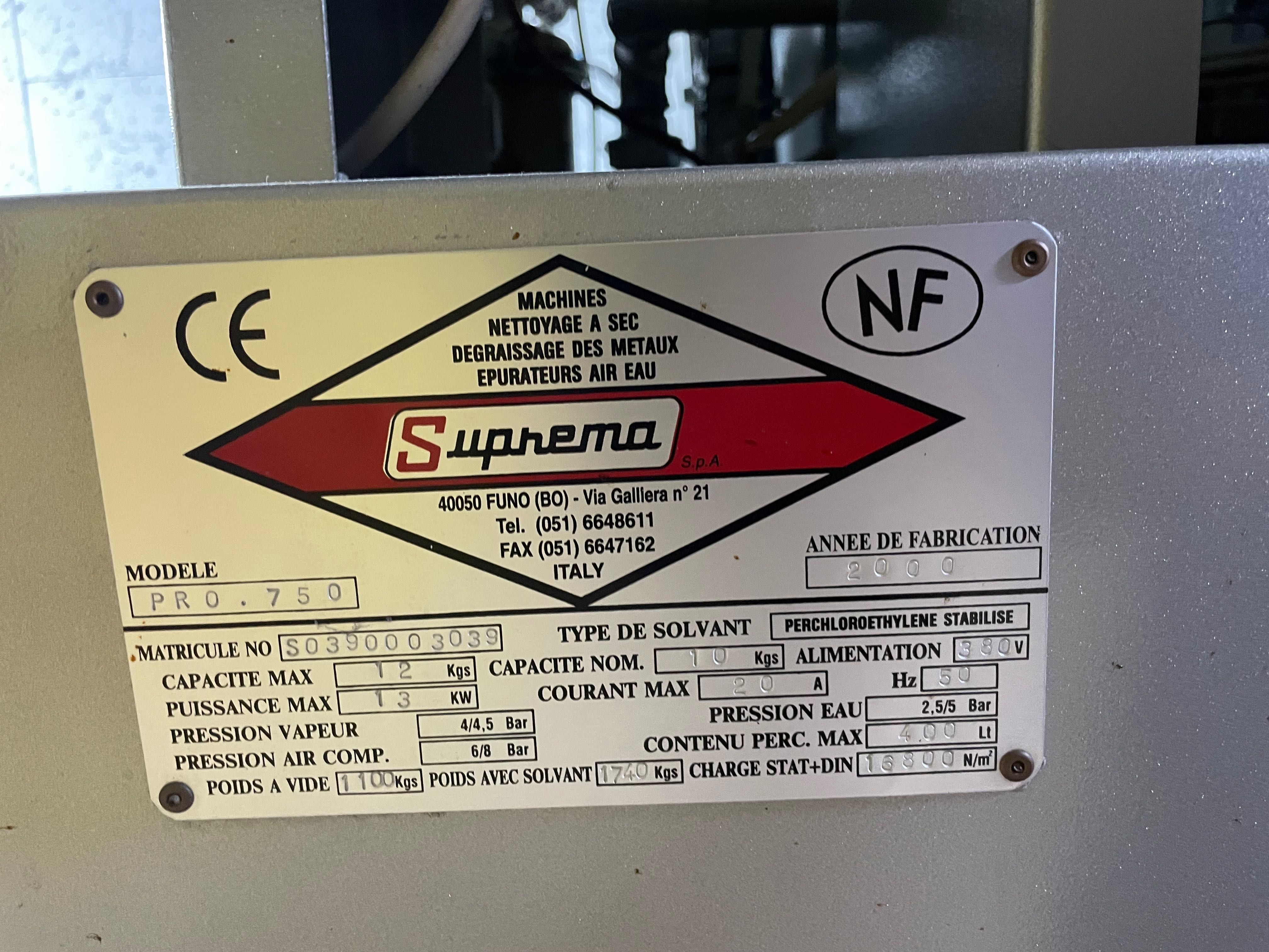 Suprema 750 PRO  за химическо чистене