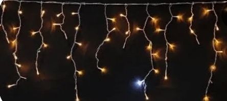 Instalatie de craciun, tip franjuri