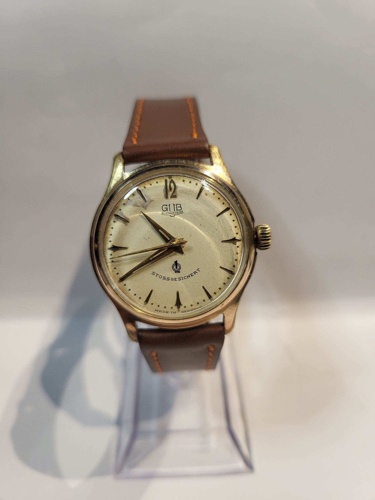 Glashutte Gub Q1 cal .60.3 Ceas  Gold Plated Germania SERVISAT