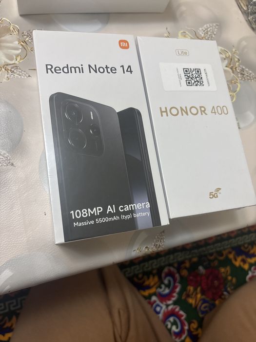 Redmi  note 14     Honor 400 lite