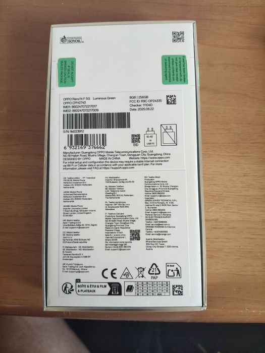 Vând telefon Oppo reno 14 f schimb oppo reno 13fs 12gb 512 memorie

25