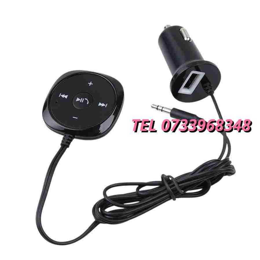 Car Kit Bluetooth Aux Universal Cu Bricheta 2 Usb