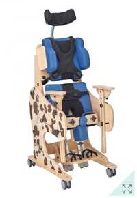 Scaun terapeutic verticalizator Dalmatian Invento copii dizabilitati