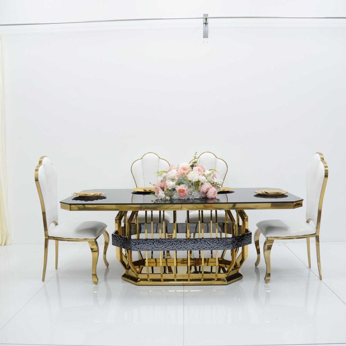 Masa/Mese Nunta, Restaurant, Deosebite, blat Sticla Neagra sau Oglinda