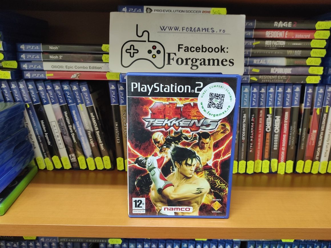 Vindem jocuri PS2 Tekken 5 PS2 Forgames.ro