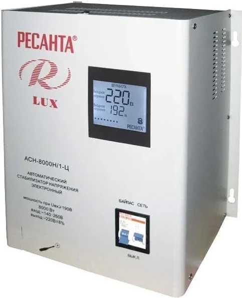 Стабилизатор напряжения настенный АСН-8000Н/1-Ц LUX