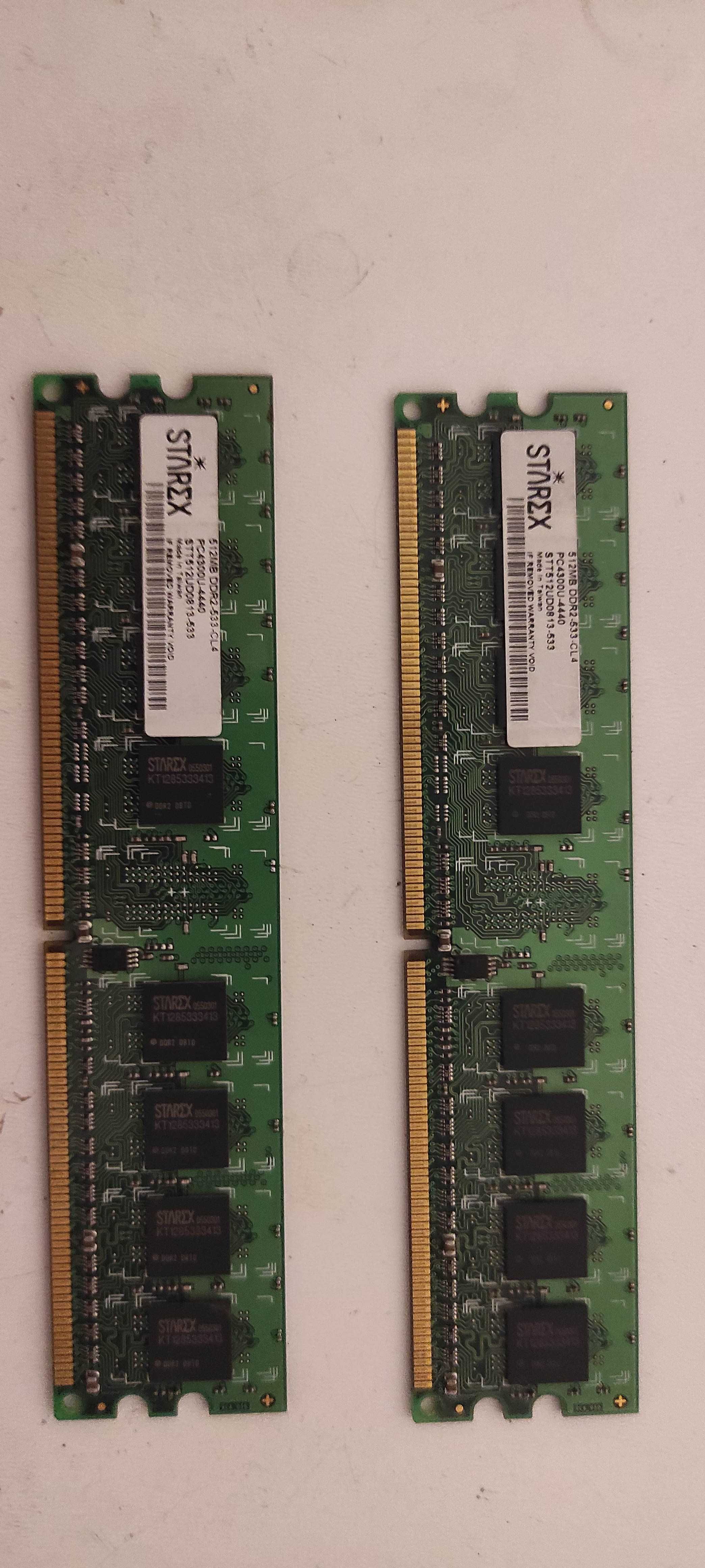 Kit memorii dual chanel DDR2 2 X 512MB