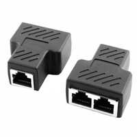 Сплитер за RJ-45 кабел от 1 към 2 Нов!