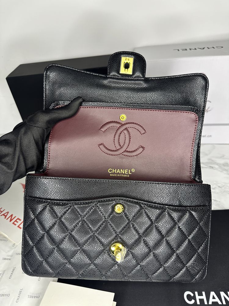 Geanta lux CHANEL piele naturala 100% cutie si saculet cadou