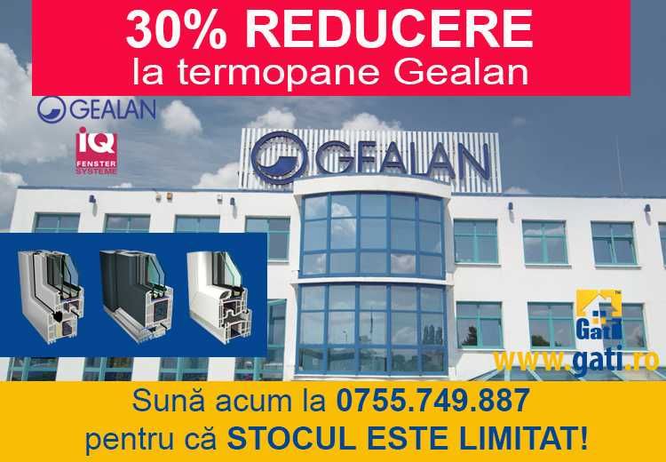 FABRICĂ Termopane Gealan ǁ Acum 30%REDUCERE în Vânătorii Mari, Giurgiu