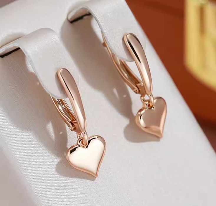 GP6, cercei placati aur 14k,incuietoare sigura, deosebiti