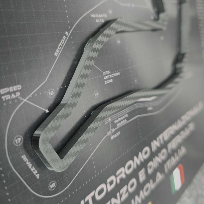 Imola – Hartă 3D circuit Formula 1 Emilia-Romagna GP • GPX Collection